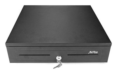Avpos CASH-U285 Cash Drawer 41CM Automatic - 5 Posiciones Billetes - 8 Posiciones Coins - RJ11 - Steel — image 1