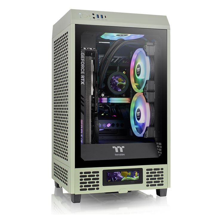 Thermaltake PC Case The Tower 200 CA-1X9-00SEWN-00