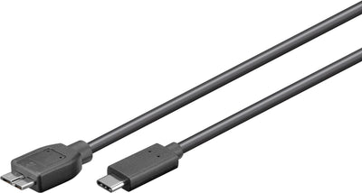 USB 3.0 Superspeed USB Cable -c 0.6M - USB 3.0 Micro Plu — image 1