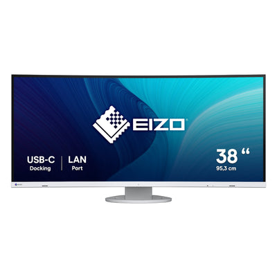 Eizo Monitor EV3895-WT, 37.5 LED White Ips, QHD 4K 2x HDMI + DP + USB-C — image 1