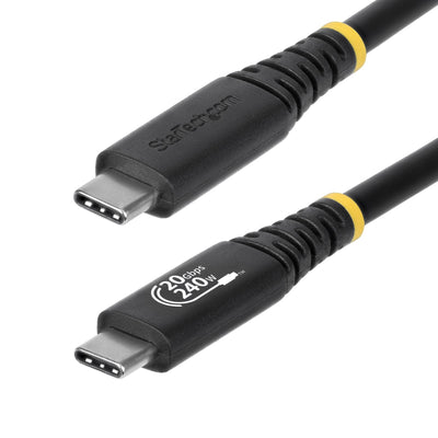 StarTech Cable .com USB USB-C (m) a USB-C (m) USB4 / Thunderbolt 3 / Thunderbolt 4 / DisplayPort 1.4 2M Suppor — image 1