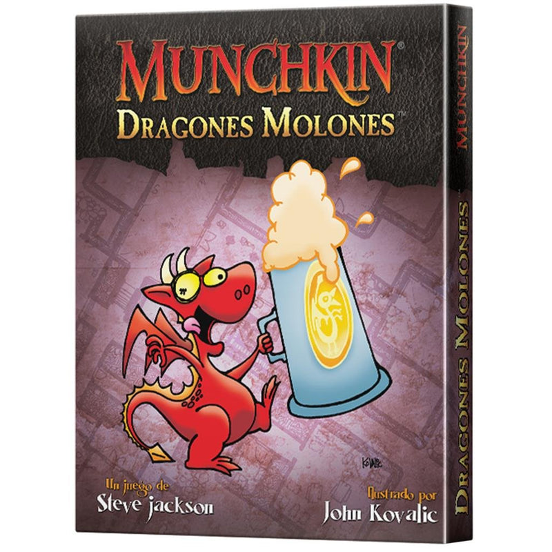 Juego de mesa Munchkin Dragones Molones Pegi 10