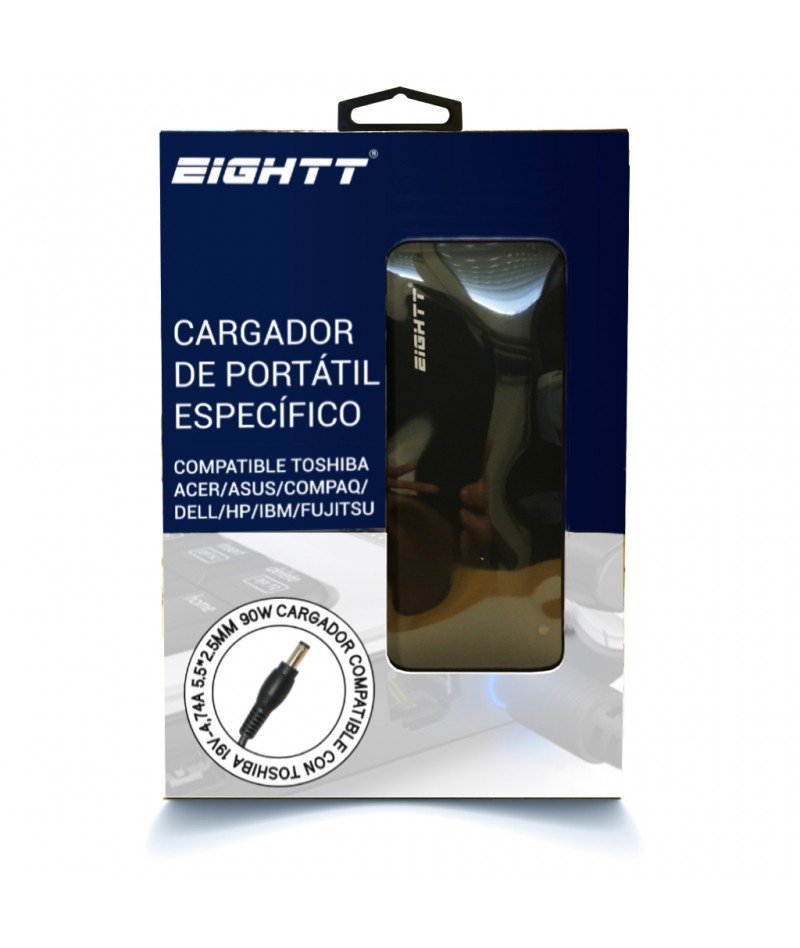 Eightt Charger Specific Compatible Toshiba 19V-4.74A 90W