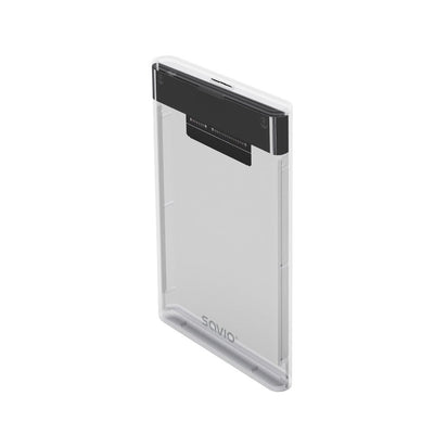 Savio Housing External Hard Drive /SSD 2,5, USB 3.0, Transparent AK-66 — image 1