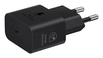 Samsung Charger Type C 25W Black USB Charging Rápida 1 Port 5V ( Without Cable — image 1