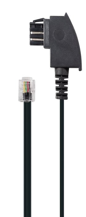 Schwaiger Tae Cable Tae-n - RJ11 6P4C 10M Black — image 1