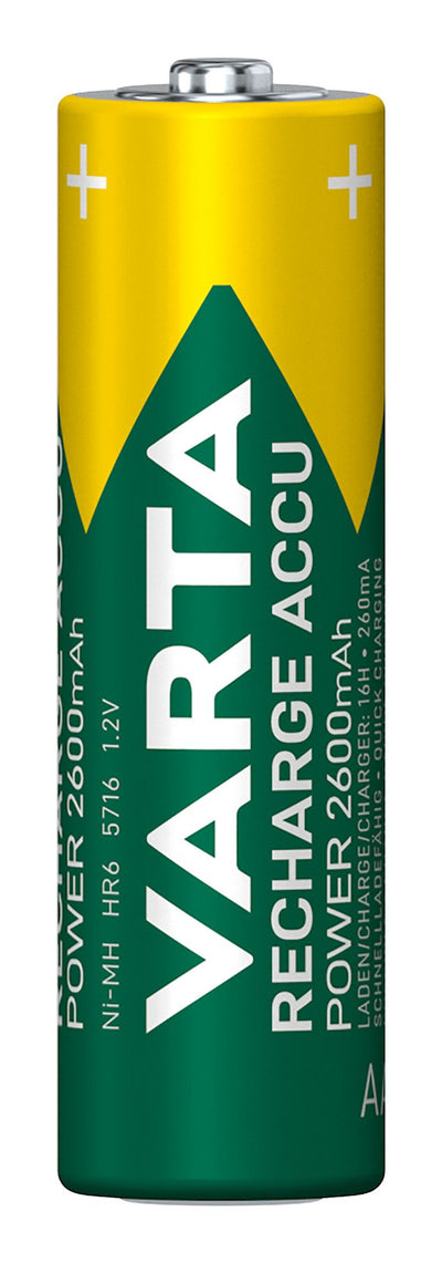 Varta Battery Rechargeable Power Aa HR6 2600MAH 4ST. — image 1