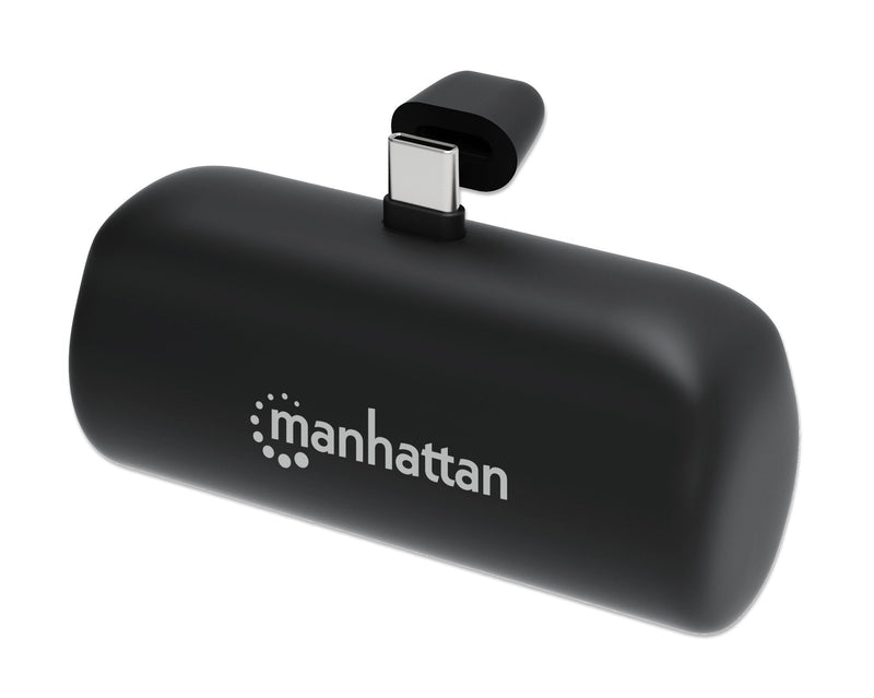 Manhattan Powerbank 5000MAH USB Typ-c Mecker 20W Black