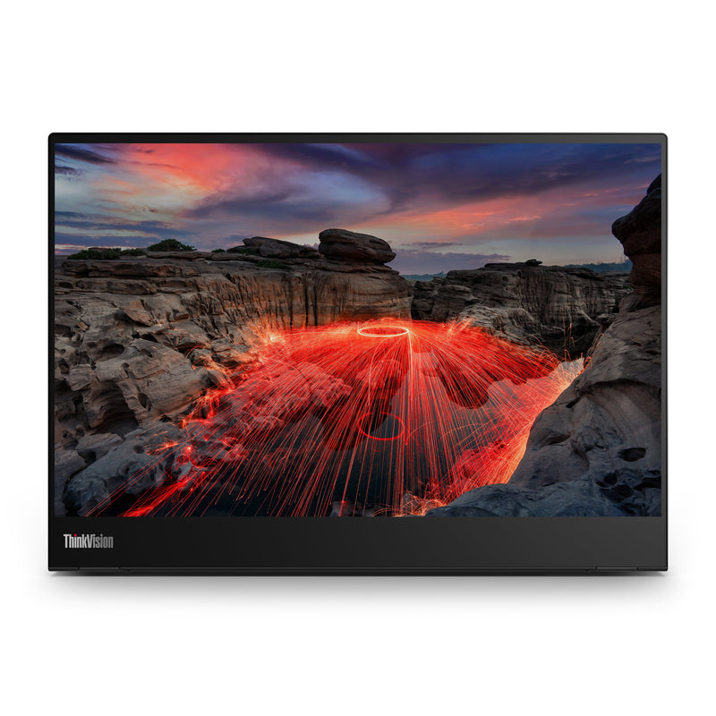 Lenovo - Thinkvision M14T Pantalla PC 35,6CM (14) 2240 X 1400 Pixels 2.2K LED Pantalla Touchscreen Negro