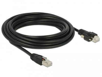 Delock Cable CAT.6 RJ45-M With Screws Sstp 5.0M — image 1