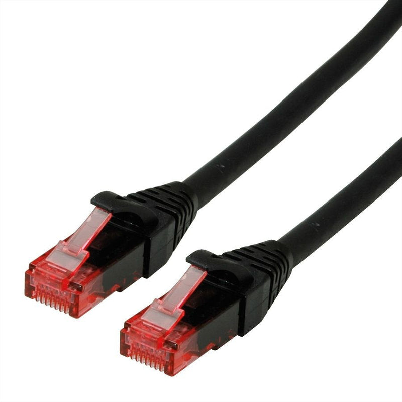 Roline Network Cable CAT.6 UTP, Component Level, Lsoh, Negro 0,5M