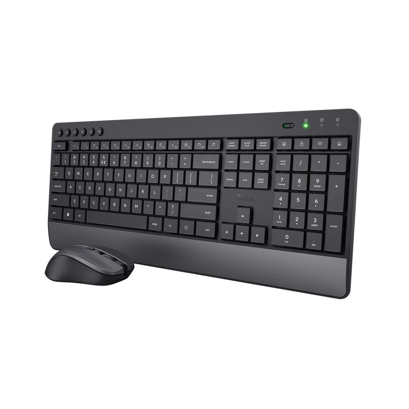 Trust Keyboard Spanish + Mouse Trezo Wireless