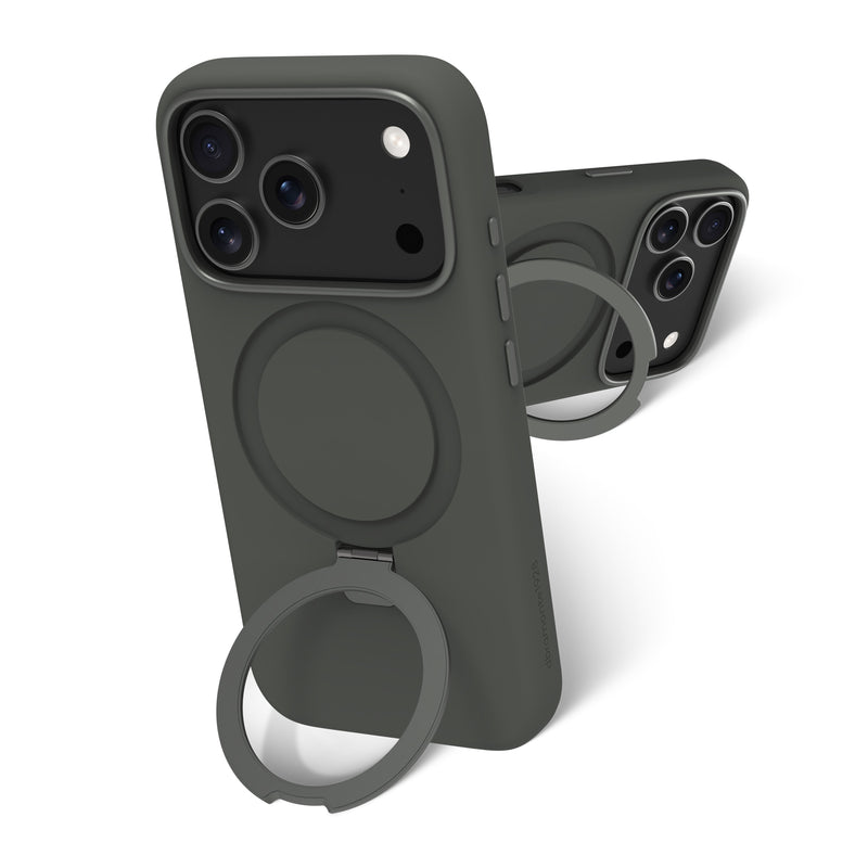 DBRAMANTE1928 Roskilde Kick Icon Housing Rear Phone Mobile Phone Compatibilidad With Magsafe Sombra Bosque App