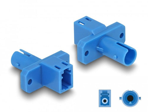 Delock Lwl Hybrid Empalme Lc Simplex Connector Female a St Simplex Connector Female Blue — image 1