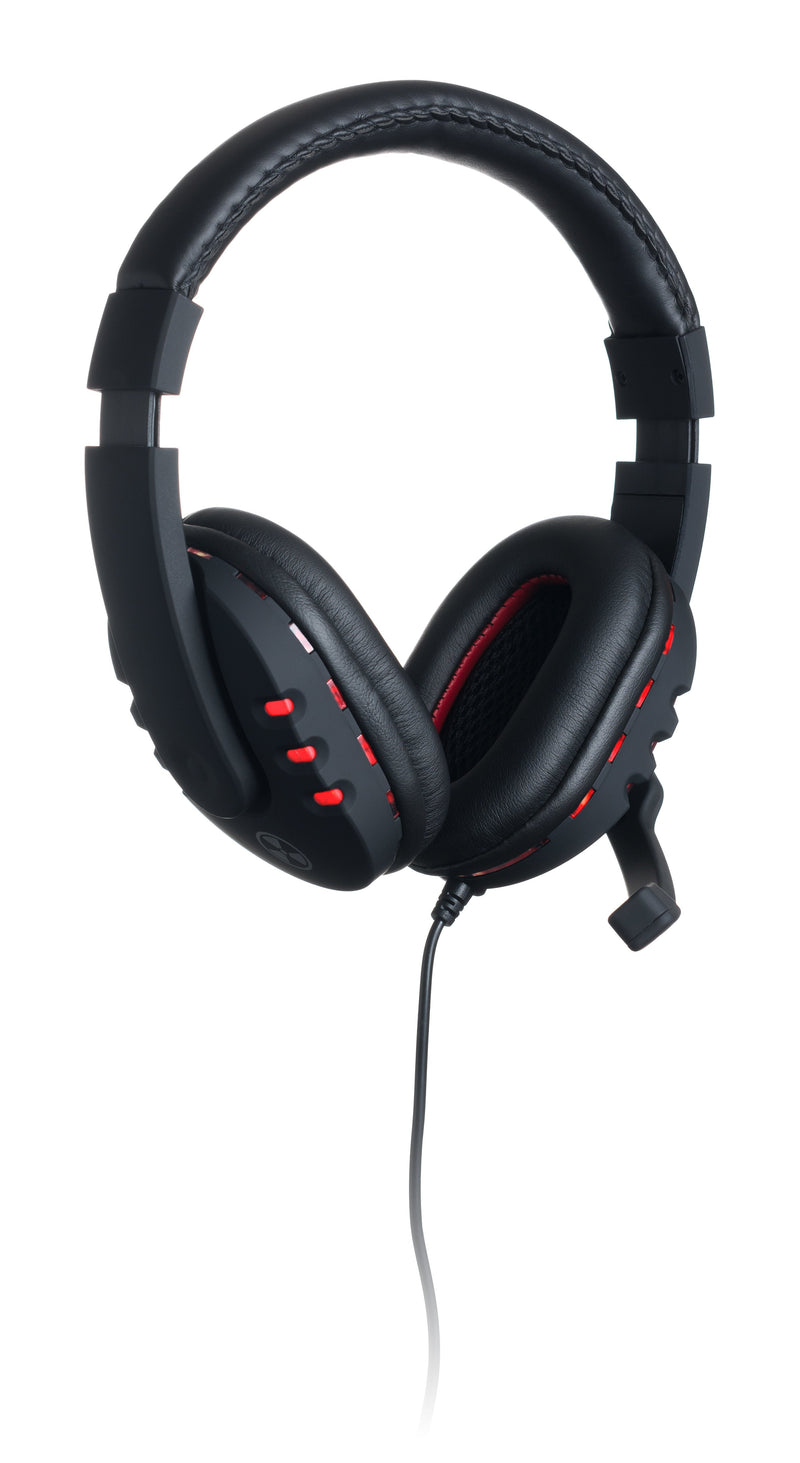Connect It GH1000, Headphones Diadema, Set Black Binaural, 1,8M