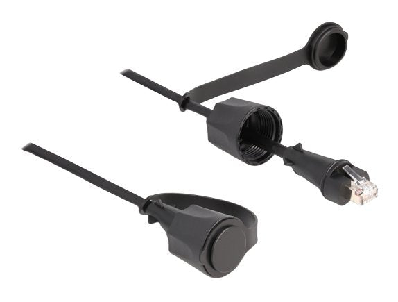 Delock Network Cable RJ45 Connector Male a RJ45 Connector Male CAT.6 STP With Verschlusskappe Outdoor IP68 Sta