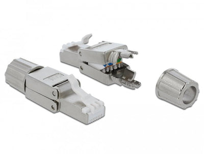 Delock 86476 Connector Modular RJ45 CAT.6 STP Without Tools — image 1