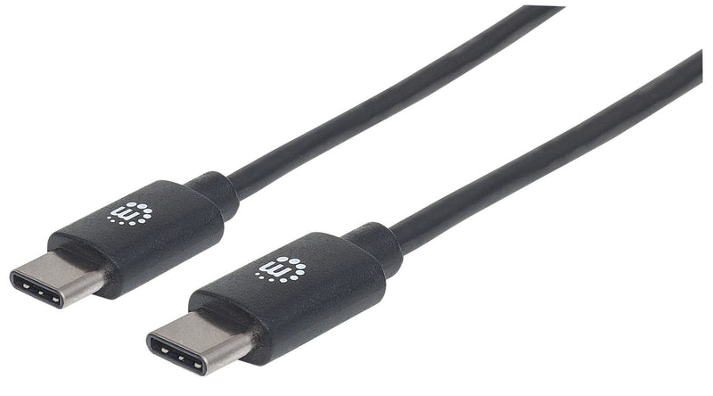 Manhattan USB Cable 2.0 C 2M Hi-speed USB 2.0 Type-c 480Mbps 2M Black