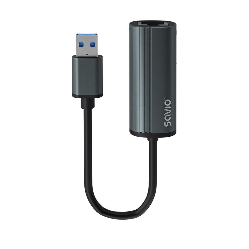 Savio AK-55 Adapter USB-A 3.1 Gen 1 Do RJ-45 Gigabit Ethernet
