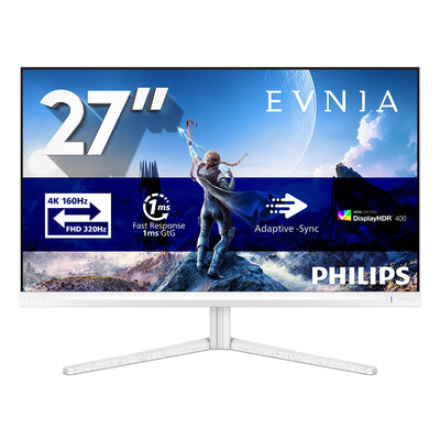 Philips Monitor Evnia 5000 27 3840 X 2160 Pixels 4K Ultra HD LCD White — image 1