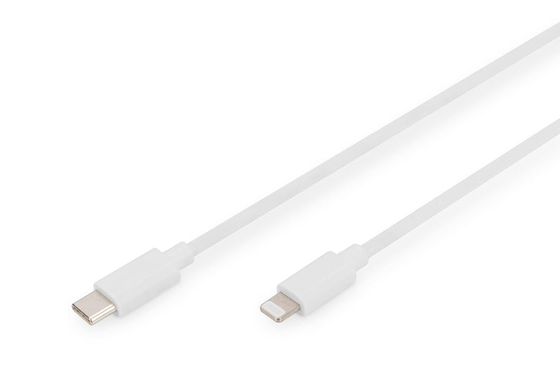 Digitus Cable Type-c a Lightning Mfi C94 2M Filling + B Jacket Pvc White Od 3.5MM