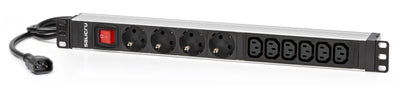 Salicru Power Strip 4 + 6TOMAS Sps 4F + 6F Pdu SCH+C13/C14 Rack 1U/100-250V/Salidas AC 4 Sch + 6 AC C13/Interr — image 1