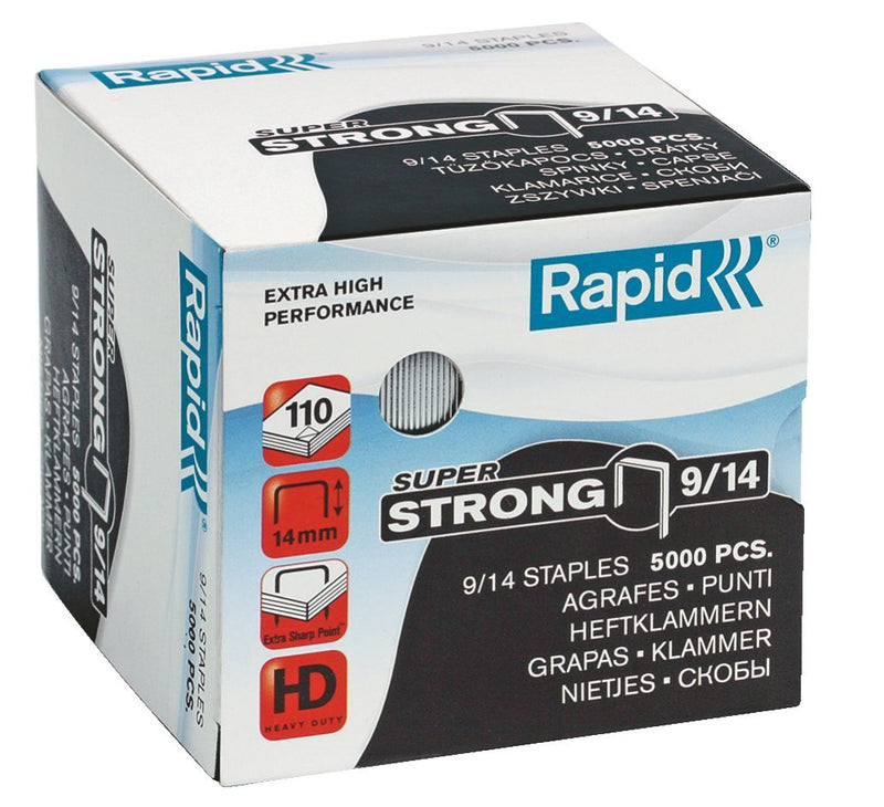 Rapid 9/14 Paquete Staples 5000 Staples