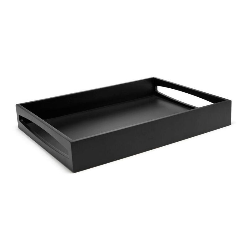 Leopold Vienna Tray Black 300X400X60MM Wood LV618000