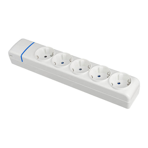Solera Base Múltiple 5 Sockets 2P + T, 16A 250V. 8005P — image 1