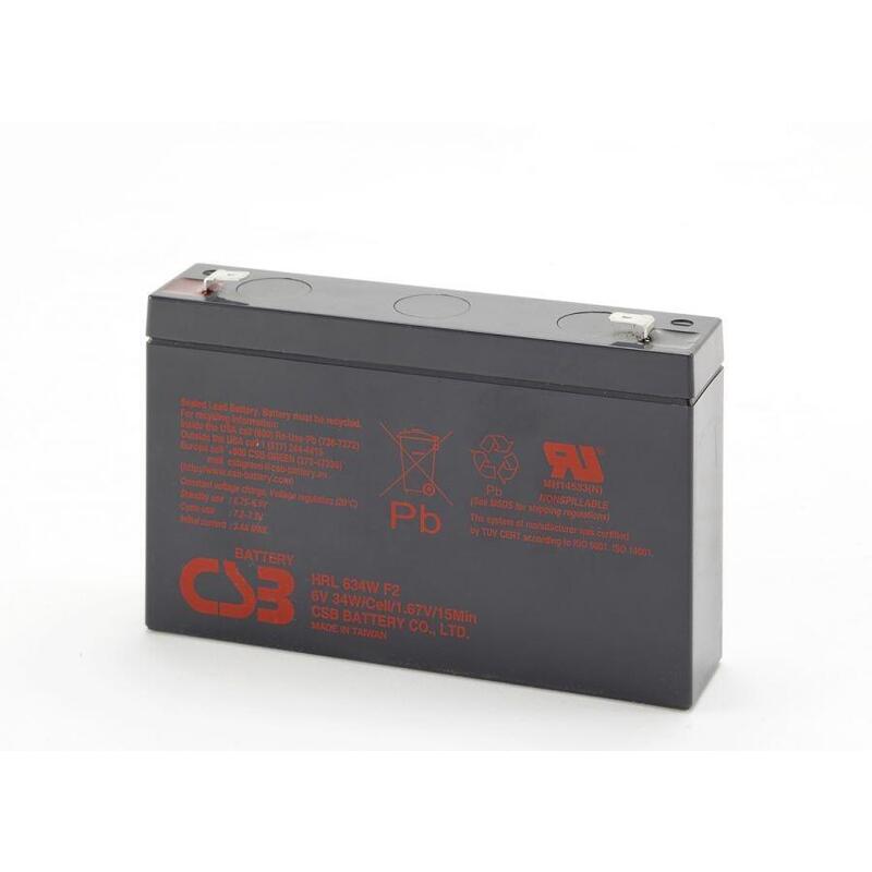 Csb Battery HRL634WF2 6V 34WATT 9AH