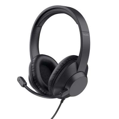 Trust Headphones Ayda Max. With Microphone Jack 3.5 Black — image 1