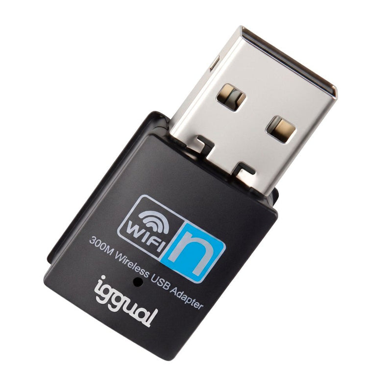 Iggual Adapter USB Wi-Fi 300Mbps Mono 2.4GHZ