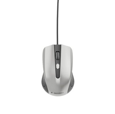 Gembird Mouse MUS-4B-01-BS Óptico 1200 DPI Colour Silver — image 1