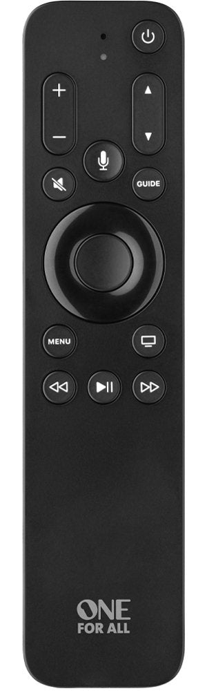 One For All Remote Control Spare Part Apple Siri Remote 3EN1 Black Apple TV, With Retroiluminación URC1110 — image 1