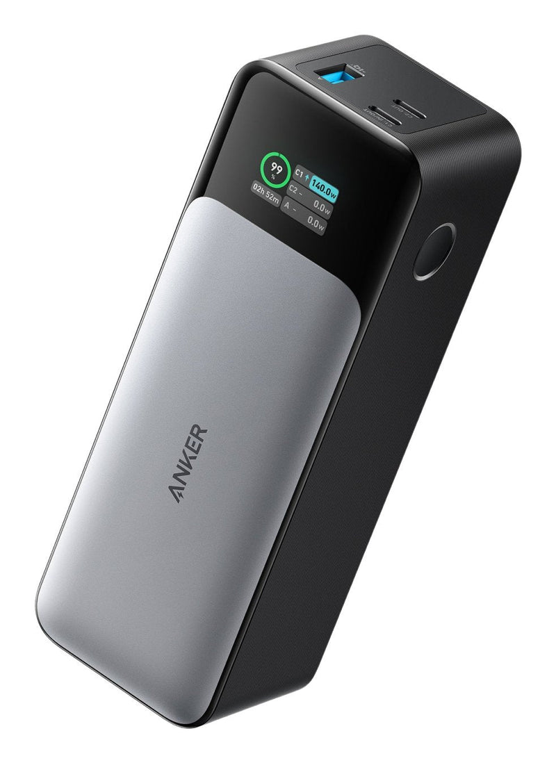Anker 737 Powerbank Ganprime 24,000MAH 2 X USB-C 1 X USB-A 140W Black