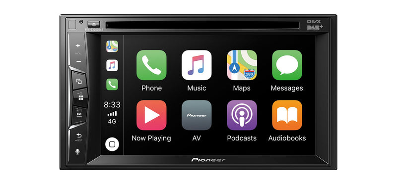 Pioneer AVH-Z3200DAB Receptor Multimedia Car Black Bluetooth