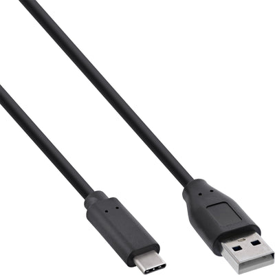 Inline Cable USB 2.0, Type-c Male a Male Black 1M — image 1