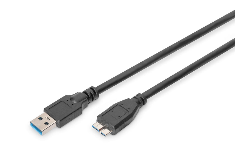 Assmann Electronic AK-300116-010-S USB Cable 1M 3.2 Gen 1 (3.1 Gen 1) USB a Micro-usb B Black