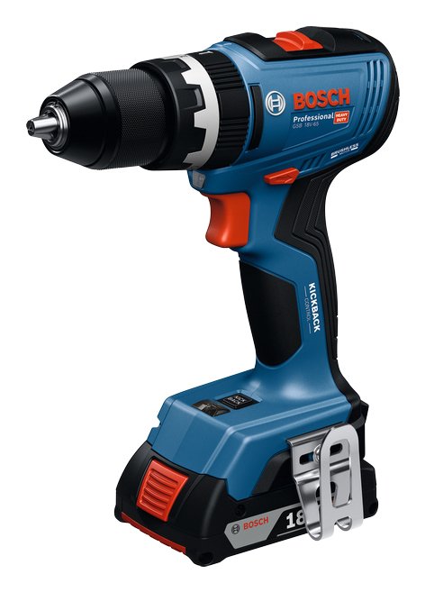 Bosch Drill Percutor Wireless Professional Gsb 18V-65 Professional Body Only 18 Voltios Blue Without Battery N