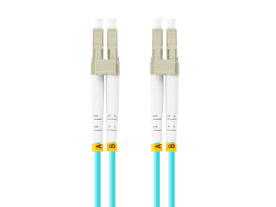 Lanberg Cable Fibre Optic 5M Multi Lc/Upc-lc/Upc Duplex OM3 50/125 Lszh Blue — image 1