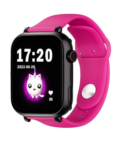 Savefamily Smartwatch Save Family Plus With GPS And Llamada Black Strap Silicone Lollipop Fusia No Includes SI — image 1