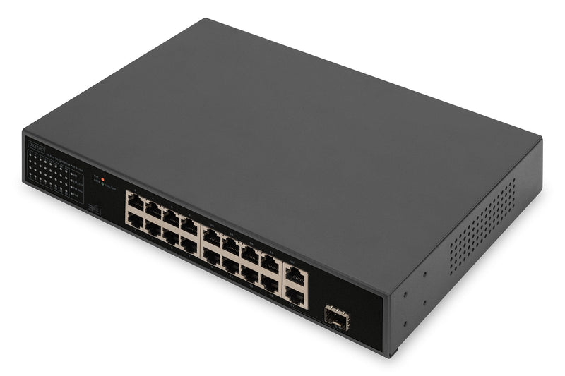 Digitus Switch Fe PoE 16 Ports 2 Ge Uplink (sfp/RJ45)