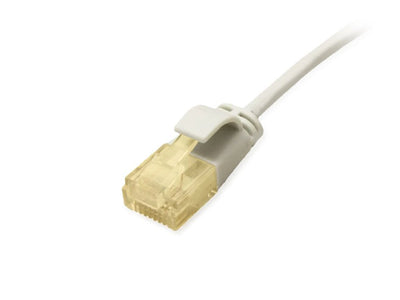 Equip Network Cable CAT.6A Slim U UTP 2x RJ45 5.00M Grey Lszh — image 1