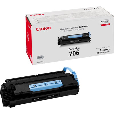 Canon Genuine Toner 706 Black I-sensys MF6530, MF6540, MF6550, MF6560, MF6580, Laserbase MF6530, MF6540, MF655 — image 1