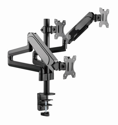 Gembird Desk Mounted Adjustable Mounting Arm For 3 Monitors - Full-motion — image 1
