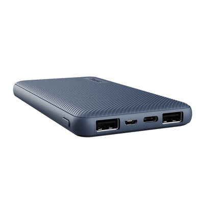 Trust Powerbank Universal Urban Primo 10000 Ultrafina 25028 Blue 10000MAH - 2 X USB-A - 1 USB-C — image 1