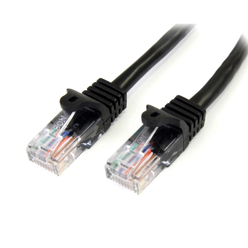 StarTech Cable Ethernet 1M UTP Black CAT.5E RJ45 Pa