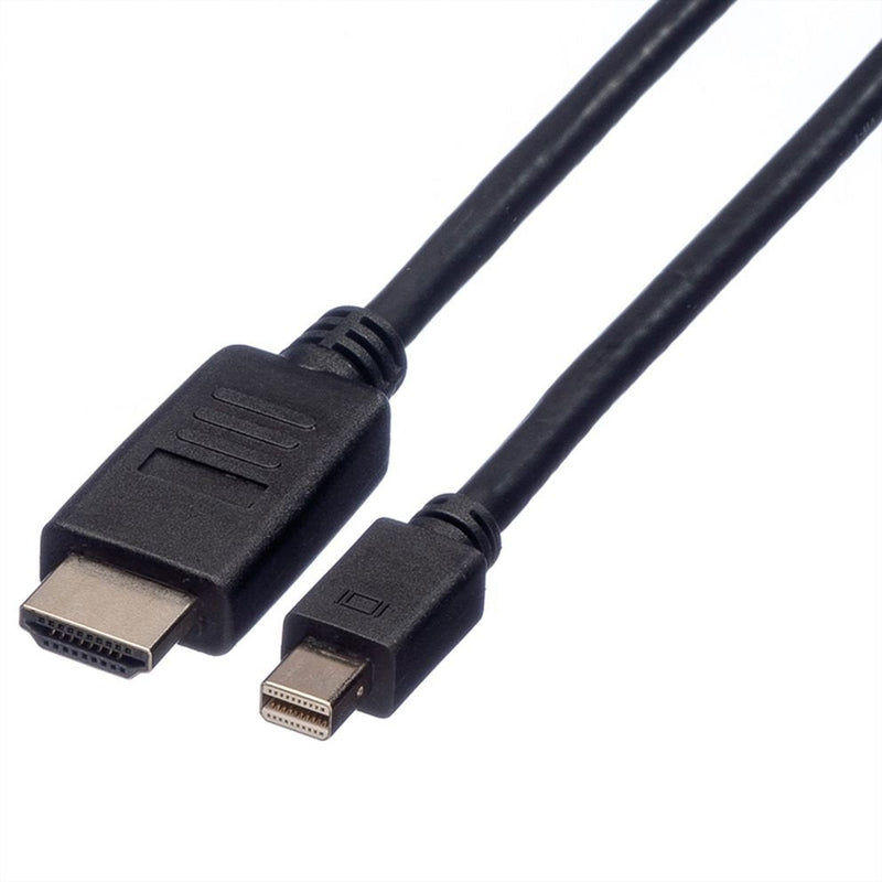 Roline Mini DisplayPort Cable Mini Dp-hdtv, St St, Black 1,5M