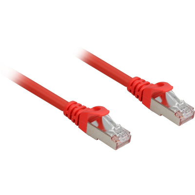 Sharkoon CAT.6A SFTP Network Cable Red 0,5M CAT.6A S/FTP (s-STP) Red 0,5M, CAT.6A, S/FTP (s-STP), RJ-45, RJ-45 — image 1