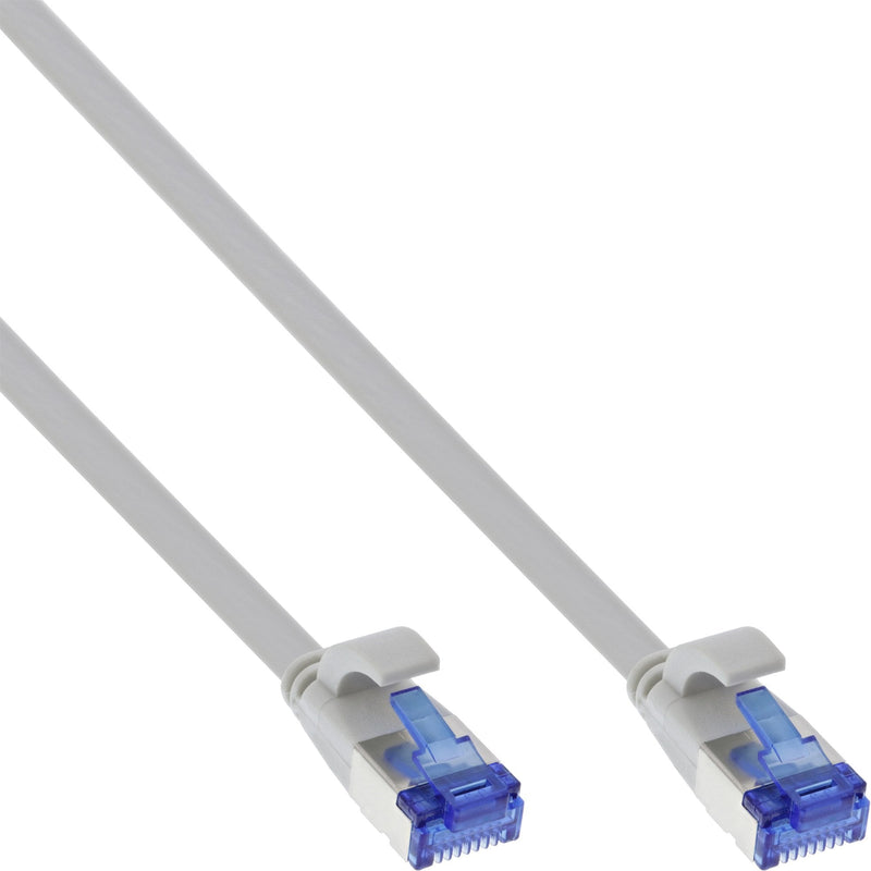 Inline Network Cable Flat , U/FTP, CAT.6A, Tpe Libre Halógenos, Grey 1,5M